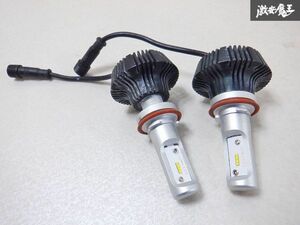 LED点灯OK！！社外品 メーカー不明 LEDバルブ ホワイト ２個 バルブ形状等詳細不明 わかる方どうぞ！ 即納 棚B9