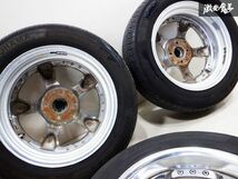 【希少品！】 WORK ワーク VS-KF KF 15インチ 6J +35 6J +30 4穴 PCD100 175/65R15 溝有り タイヤ付き 4本セット ロードスター シビック_画像8