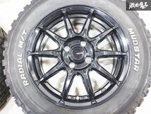 ◆ガリキズ無し!!◆ G-SPEED Gスピード 15インチ 6J +45 4穴 PCD100 ゴツゴツタイヤ 195/65R15 2021年 4本 エブリィ キャリィ ハイゼット_画像4