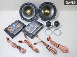 保証付 動作OK ALPINE アルパイン スピーカー 17cm DDLinear ツイーター クロスオーバー セット DLX-F17W 配線付 棚D6