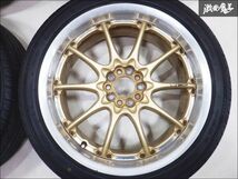 RAYS レイズ VOLK RACING ボルク レーシング GT-N 18インチ 7.5J +48 5穴 PCD100 ホイール ゴールド 215/45ZR18 89W レガシィ インプレッサ_画像3