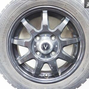 HEART VOICE ハートヴォイス VATRRA バトラ 13インチ 4J +45 4穴 PCD100 スタッドレス 155/65R13 4本 モコ MRワゴン アルト ムーヴ タントの画像3