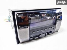 carrozzeria カロッツェリア CD MD デッキ FH-P666MD プレーヤ― レシーバー リモコン付 棚D3_画像2