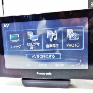 保証付 Panasonic パナソニック ポータブルナビ CN-MP500VD-K 2010年製 ワンセグ 即納 棚D4の画像2
