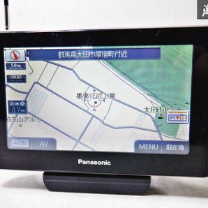 保証付 Panasonic パナソニック ポータブルナビ CN-MP500VD-K 2010年製 ワンセグ 即納 棚D4の画像3