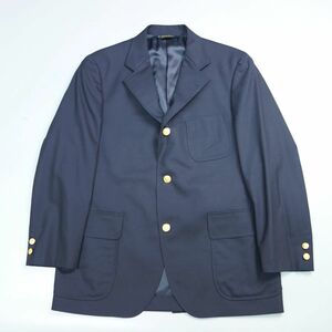 美品 Brooks Brothers ブルックスブラザーズ 日本製 金ボタンウール紺ブレジャケット ブレザー 40 ネイビー メンズ