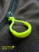 Zipper Rope/“高品質”ファスナー引き手#ジッパータブ#Zipper Pull○color：蛍光系イエローA■×5個セット：Special Price！送料込み379円_画像6