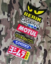 Bike & Helmet Reflective Sticker●防水+反射バイクステッカー/デカール○#SHOEI#ヨシムラ#GoPro■RS013×1枚：Special Price！649円 _画像1