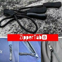 ZipperTab-B#売れ筋商品！ジッパータブ/ファスナー引き手#ZipperRope●color：Black-B/Length：65㎜□×6個セット：Special Price！299円_画像7