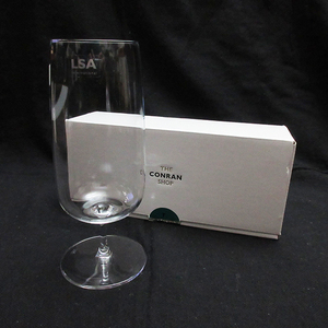 未使用・箱付き■THE CONRAN SHOP コンランショップ グラス ビールグラス 440ml LSA BOROUGH PILSNER GLASS CLEAR ポーランド製