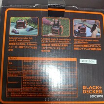 未使用 ブラックアンドデッカー 18Vマルチエボ+Bluetoothスピーカー ドリルドライバー ジグソー サンダー DIY 大工道具 電動工具 送料無料_画像9