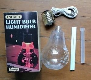 スヌーピー加湿器　snoopy light buIb humidifier