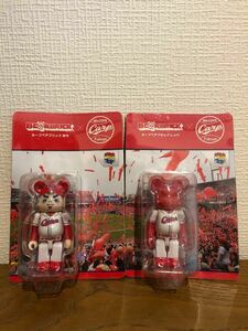 新品 送300円 広島東洋カープ×BE@RBRICK カープベアブリック 坊や レッド 2個セット 公認グッズ 福屋 限定品 広島カープ ベアブリック ☆