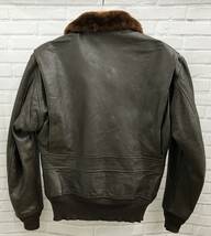 US NAVY / A-2 / G-1 / 美品 60s G-1 Flight Jacket / CONMERジップ / フライトジャケット / ブラウン / 38 / 袖破れ有り / ミリタリー_画像2