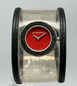 BURBERRY 14500 L／03310 腕時計 バーバリー アナログ クォーツ ブラック レッド クリア 店舗受取可