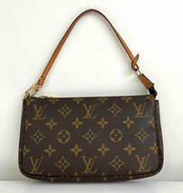 LOUIS VUITTON ルイヴィトン モノグラム ポシェットアクセソワール AR0022 ハンドバッグ 鑑定書付き 店舗受取可_画像2