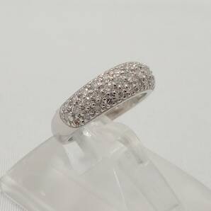 STAR JEWELRY スタージュエリー Pt950 リング ダイヤ0.45ct 3号 4.3gの画像2