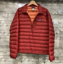 04年製 Patagonia パタゴニア ダウンジャケット プルオーバー 84670 サイズS レッド 店舗受取可_画像3