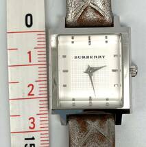 BURBERRY バーバリー 00057 BU2021 腕時計 電池式 四角 シルバーカラー 店舗受取可_画像8