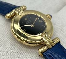 Cartier カルティエ ヴェルメイユマストコリゼ 590002 クォーツ レディース 腕時計 黒文字盤 ケース925_画像2