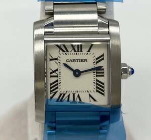 [Замена батареи] Cartier Cartier Tank Francis SM Quartz Ladies Watch 3217 Серебряный циферблат аналоговый