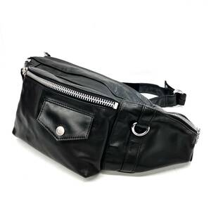 schott ショット RIDERS BODY BAG ライダーズ ボディバッグ レザー 本革 3169013 ブラック バイカー バイク