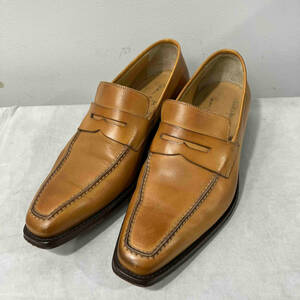 VERO CUOIO Coin Loafers Made in Italy Size:40 ヴェロ クオイオ コインローファー ベージュ サイズ:約25cm