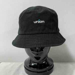 UNION Bucket Hat Black ユニオン バケットハット ブラック 店舗受取可
