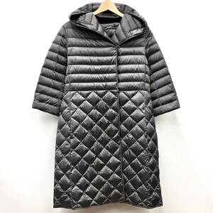 S MAX MARA エス マックスマーラ キルティング 2WAY ダウンコート ナイロン フード アウター インポート 94863366 サイズUS8 Lサイズ