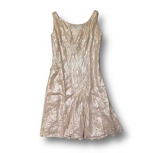 Christian Dior Line Designed Dress Pink Size:F Made in Italy 7C12066340 クリスチャンディオール カッティングデザインワンピース