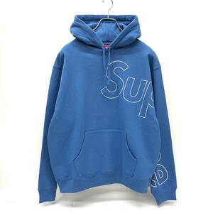 Supreme Reflective Hooded Sweatshirt 'Pale Royal' シュプリーム リフレクティブ フーディー スウェットシャツ パール ロイヤル サイズS