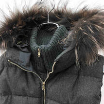 TATRAS タトラス hood fur puffer Vest フードファー ダウンベスト カシミヤ混 インポートブランド LTA14A418 サイズ03_画像4