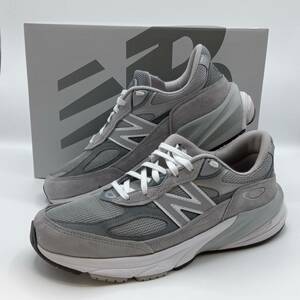 【箱有り】new balance ニューバランス スニーカー M990GL6 V6 グレー サイズ28cm US10 MADE IN USA