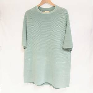 Goldwin0 ゴールドウィン japanese paper optical knit top ジャパニーズペーパーオプティカルニットトップ GZ33116 GREEN Lサイズ