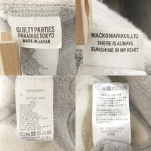 WACKO MARIA パーカー サイズL HEAVY WEIGHT PULLOVER GUILTY PARTIES ロゴパーカー GRY ワコマリア_画像9