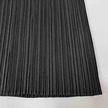 PLEATS PLEASE ISSEY MIYAKE プリーツプリーズ イッセイミヤケ ロングスカート PP04-JG613 ブラック デザイナーズ 三宅一生 サイズ2_画像3