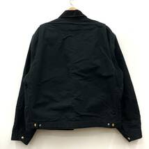 CARHARTT カーハート J01 DUCK DETROIT JACKET BLANKET LINED ダック デトロイト ジャケット BLK ブラック サイズ46_画像2