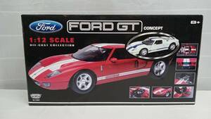 現状品 MOTOR MAX Ford FORD GT ホワイト concept 1:12 SCALE DIE CAST COLLECTION