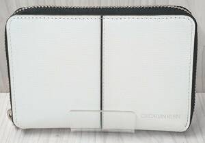 CALVIN KLEIN 821614 Calvin Klein folding twice purse white 