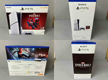 【本体美品・ゲームソフトコード使用不明】PlayStation5(model group slim) 'Marvel's Spider-Man 2' 同梱版(CFIJ10020)_画像9