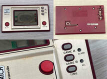 【ジャンク】 Nintendo GAME&WATCH ×4 OP-51 TL-28 FP-24 ID-29_画像3