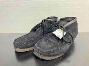 Clark's clarks クラークス　ワラビー　wallabee ブーツ　革靴　スウェード　スエード　レザー　デザートブーツ　ブラック　US9.5