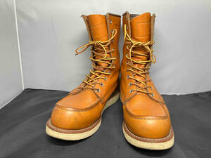 RED WING Red Wing 9877 race up boots Work boots size USA6.5 approximately 24.5cm lady's light brown series bright light brown group 