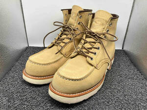 RED WING レッドウィング ワークブーツ スエード レースアップ 8833 サイズ25.5cm サンドベージュ