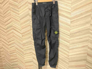 STONE ISLAND ストーンアイランド ガーメントダイ ストレッチ テーパード カーゴパンツ 23ss 101531303 ブラック SIZE:S W30