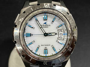 CASIO Casio OCEANUS Oceanus OCW-P100 radio wave solar men's accessory less 