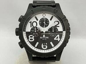 nixon THE 48-20 CHRONO A486-2052 ツートンカラー モノクロ horizon 白黒