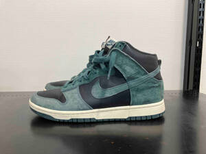 NIKE ナイキ DUNK HIGH RETRO PRM Black and Deep Green ダンクハイ レトロプレミアム ブラックアンドディープグリーン 27cm DQ7679-002