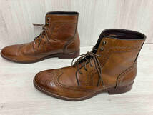 JOHNSTON&MURPHY MERITT Wingtip Boot ワークブーツ サイズ11.5 M ブラウン 羊革 20-7892_画像2