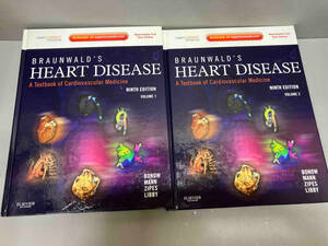 【2冊セット判子が押してあります】洋書　BRAUNWALD'S HEART DISEASE